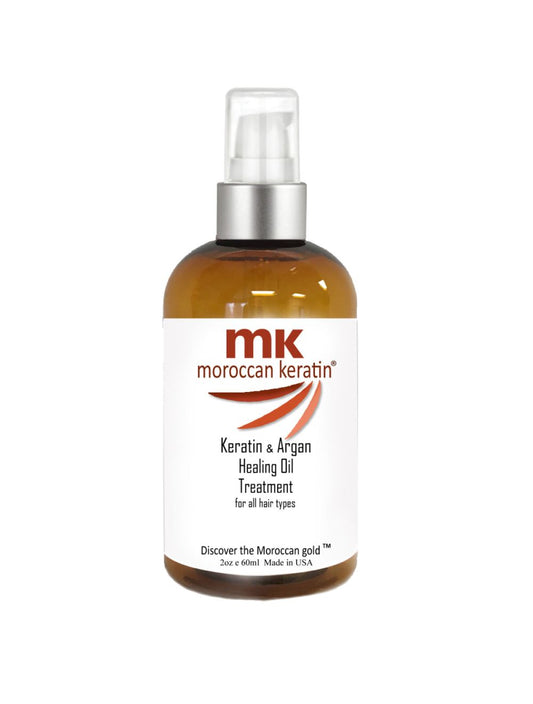 Keratin & Argan Oil Healing Treatment for All Hair Types by Moroccan Keratin